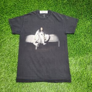 Billie-Eilish Shirt Womens Small 17x25 Black World Tour